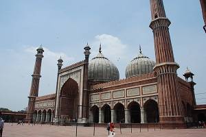 La Grande mosque de Delhi ou Jama Masjid