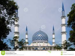 La Mosque bleue en Malaisie