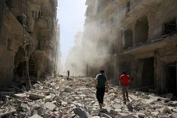 Jets pound Aleppo as UN discusses Syria escalation