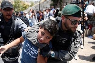 Palestinian minors arrested by Israel 