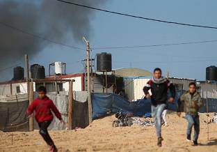 Four Palestinians wounded in Israel airstrikes on Gaza