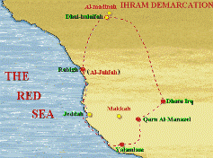 Mawaaqeet (Times and Sites of Ihraam)