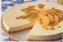 Peach Cheesecake