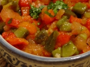 Salade de Tomates et Poivrons grills