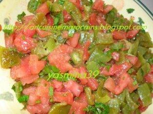 Salade de Tomates et Poivrons grillés